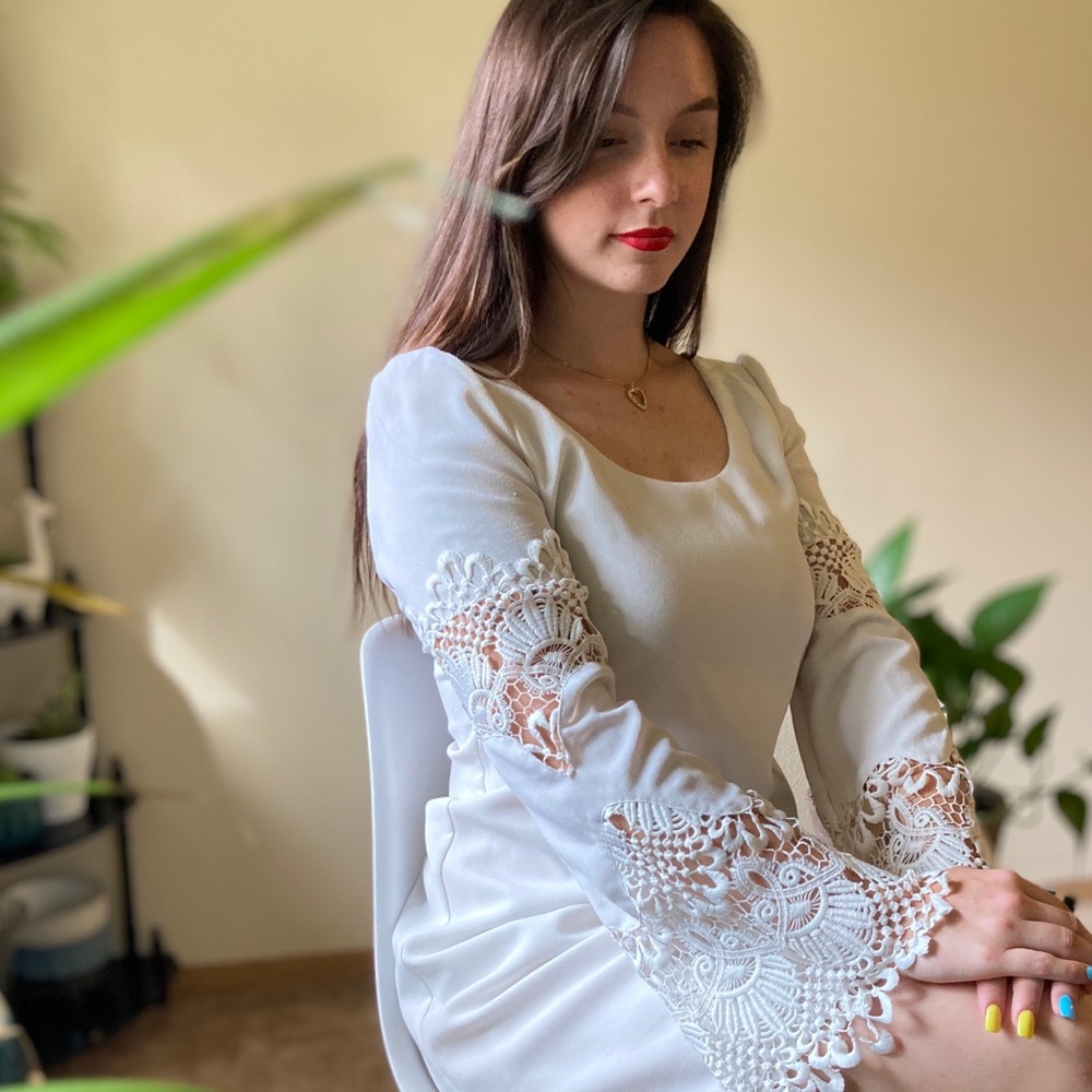 White Lace Dress